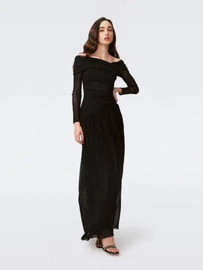 Diane Von Furstenberg Aron Dress In Black