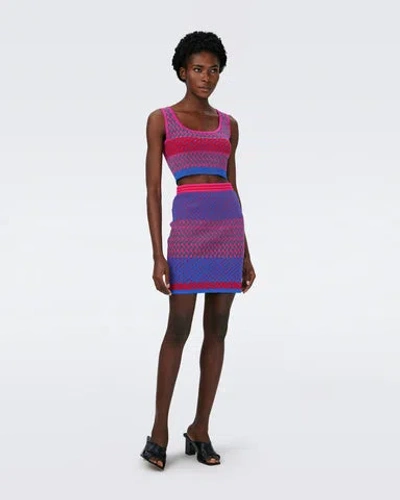 Diane Von Furstenberg Arpita Knit Jacquard Top