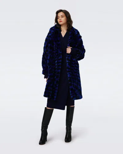 DIANE VON FURSTENBERG ARWEN COAT BY DIANE VON FURSTENBERG IN SIZE L