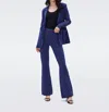 Diane Von Furstenberg Ashdon Pants In Knit Chain Emerald In Multi