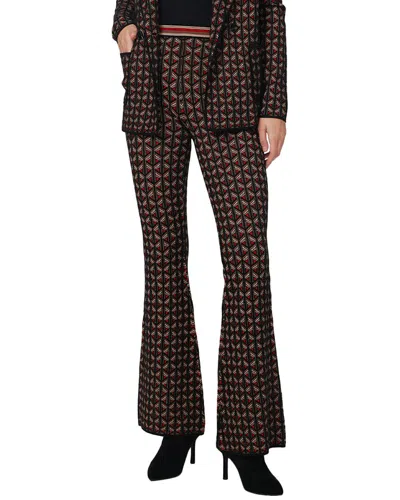 Diane Von Furstenberg Ashdon Wool-blend Pant In Red