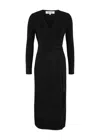 DIANE VON FURSTENBERG DIANE VON FURSTENBERG ASTRID WOOL-BLEND MIDI WRAP DRESS