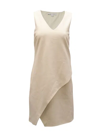 Diane Von Furstenberg Asymmetrical Dress In White Viscose