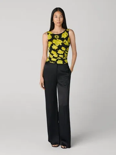 Diane Von Furstenberg Athena Top In Black