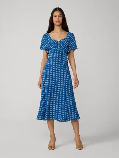 Diane Von Furstenberg Aura Dress In Blue