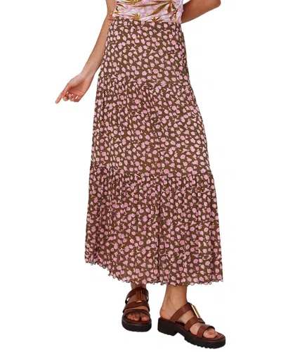 Diane Von Furstenberg Austria Reversible Skirt In Brown