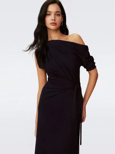 Diane Von Furstenberg Avi Dress In Midnight