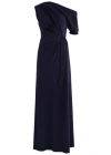 Diane Von Furstenberg Avi One-shoulder Stretch-jersey Maxi Dress In Dark Navy