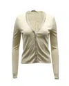 Diane Von Furstenberg Ballerina Embellished Knit Cardigan In Gold Rayon In Gold