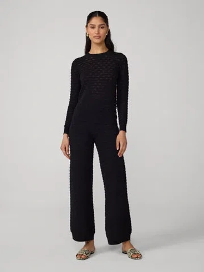 Diane Von Furstenberg Barbara Pant In Black