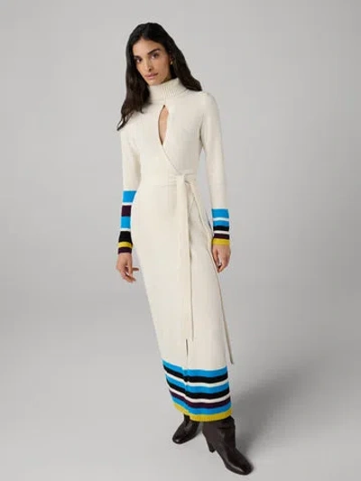Diane Von Furstenberg Bea Sweater Dress In White