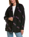 Diane Von Furstenberg Bellamira Wool-blend Coat In Black