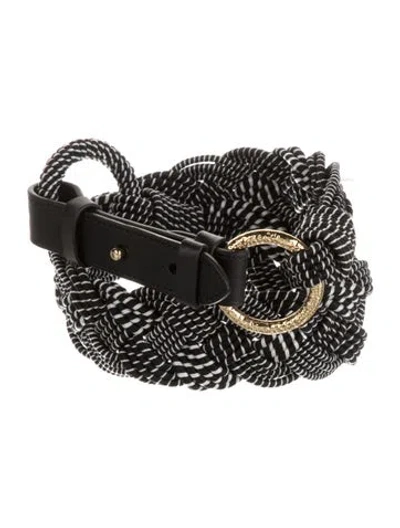 Pre-owned Diane Von Furstenberg Belt In Black