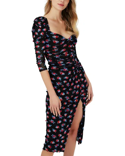 Diane Von Furstenberg Bettina Mesh Dress In Multi