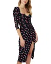 Diane Von Furstenberg Bettina Mesh Dress In Multi