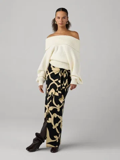 Diane Von Furstenberg Bianca Knit Skirt In Black