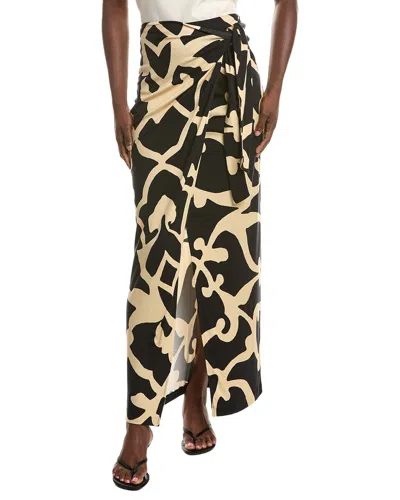 Diane Von Furstenberg Bianca Wool-blend Skirt In Multi