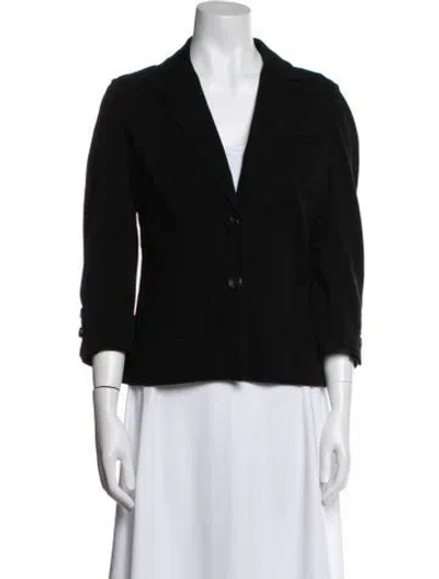 Pre-owned Diane Von Furstenberg Blazer In Black