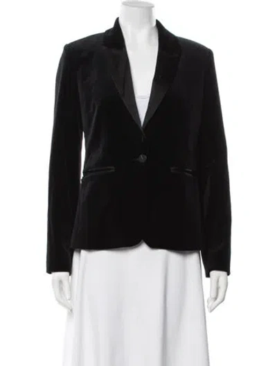 Pre-owned Diane Von Furstenberg Blazer In Black