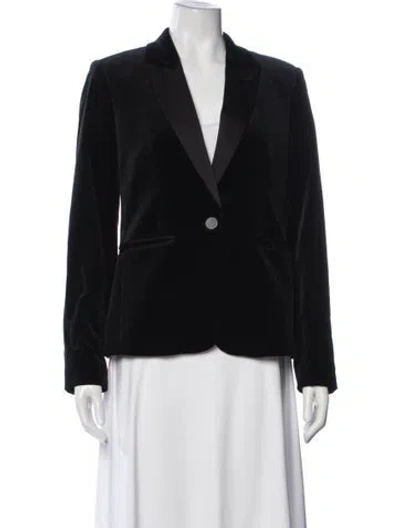 Pre-owned Diane Von Furstenberg Blazer In Black