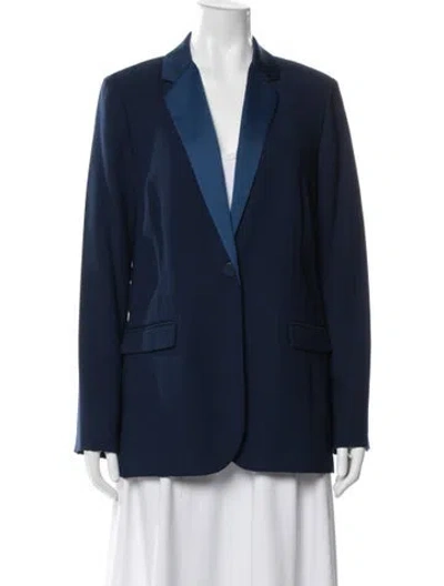 Pre-owned Diane Von Furstenberg Blazer In Blue