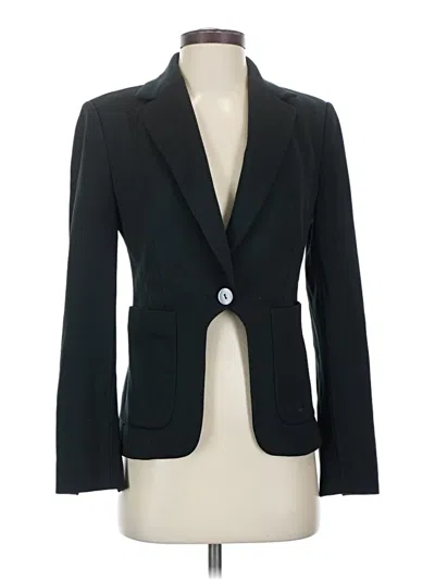 Pre-owned Diane Von Furstenberg Blazer Jacket In Black