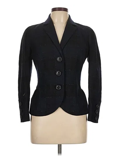 Pre-owned Diane Von Furstenberg Blazer Jacket In Black