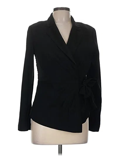Pre-owned Diane Von Furstenberg Blazer Jacket In Black