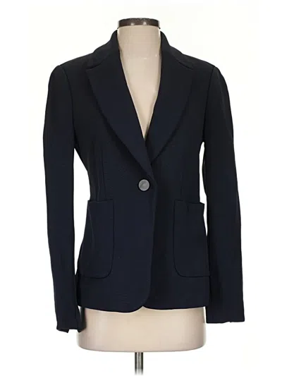 Pre-owned Diane Von Furstenberg Blazer Jacket In Blue