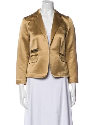 Pre-owned Diane Von Furstenberg Blazer In Neutral