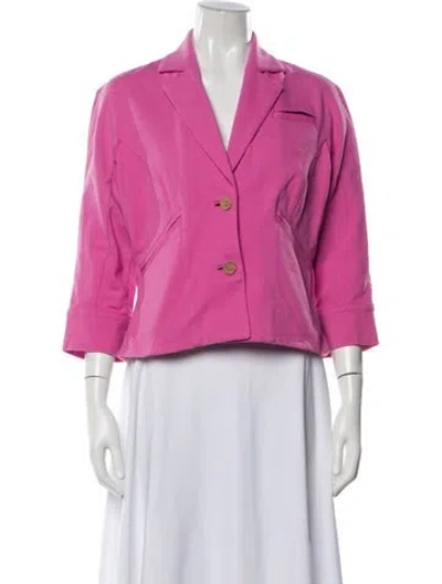 Pre-owned Diane Von Furstenberg Blazer In Pink
