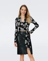 Diane Von Furstenberg Bobbie Wrap Top