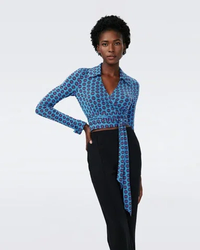 Diane Von Furstenberg Bobbie Wrap Top