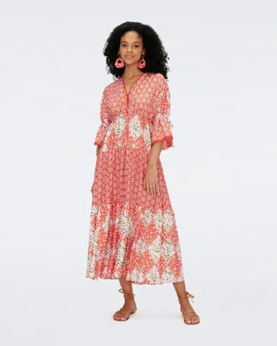 Diane Von Furstenberg Boris Dress In Red