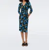 Diane Von Furstenberg Borris Wool-blend Dress In Multi
