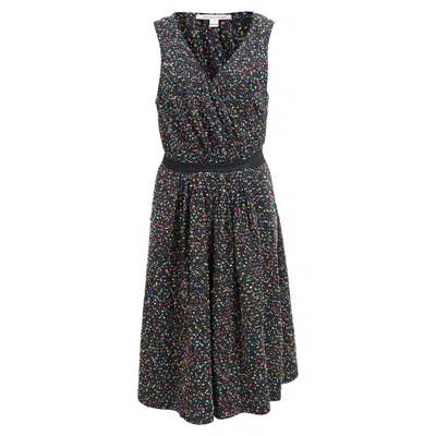 Diane Von Furstenberg Boucle Wrap Dress In Multicolor Viscose