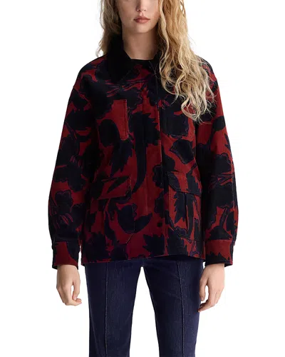 Diane Von Furstenberg Briar Floral Print Coat In Multi