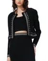 Diane Von Furstenberg Brogan Wool-blend Cardigan In Black