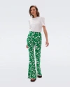 Diane Von Furstenberg Brooklyn Printed Flared Pants