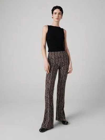 Diane Von Furstenberg Brooklyn Pants In Brown