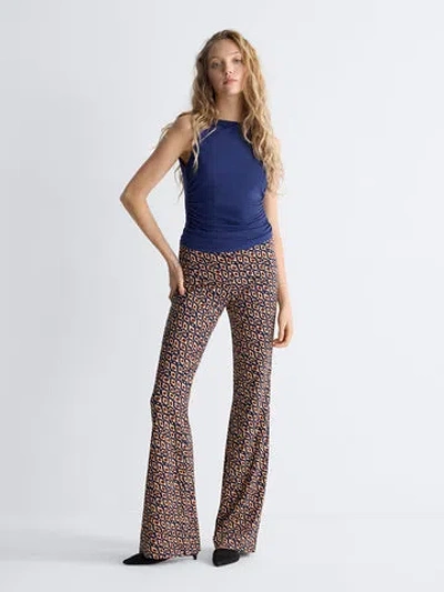 Diane Von Furstenberg Brooklyn Pants In Blue