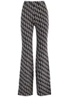 Diane Von Furstenberg Brooklyn Printed Jersey Trousers In Multicoloured
