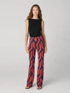 Diane Von Furstenberg Brooklyn Straight Pants In Multi