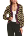 Diane Von Furstenberg Bryant Cardigan In Multi
