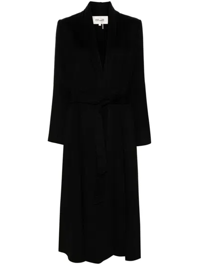 Diane Von Furstenberg Bubba Coat In Black