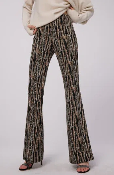 Diane Von Furstenberg Burano Abstract Print Pants In Multi