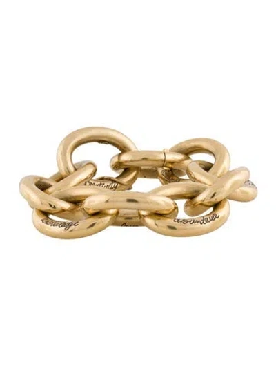 Pre-owned Diane Von Furstenberg By H. Stern 18k Sutra Link Bracelet, 6.75" In Multi
