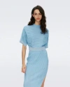 Diane Von Furstenberg Cairo Knit Jacquard Top