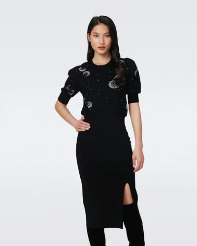 Diane Von Furstenberg Calandre Knit Skirt