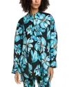 Diane Von Furstenberg Caleb Blouse In Blue